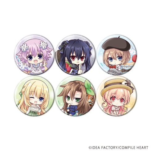 『超次元ゲイム ネプテューヌ』缶バッジ04/ブラインド(全6種)(ミニキャライラスト)【BOX】【202609再販】