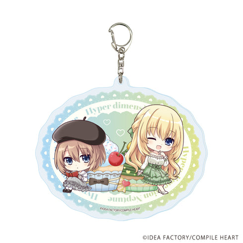 『超次元ゲイム ネプテューヌ』デカアクリルキーホルダー02/ブラン&ベール(ミニキャライラスト)【202609再販】