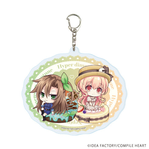 『超次元ゲイム ネプテューヌ』デカアクリルキーホルダー03/アイエフ&コンパ(ミニキャライラスト)【202609再販】