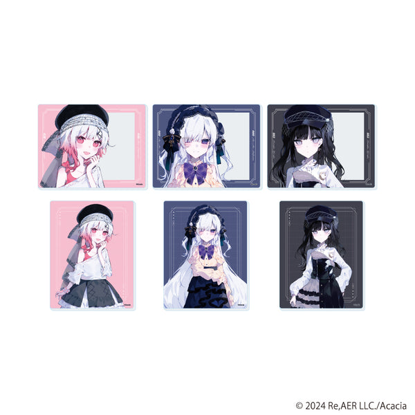 『魔法少女ノ魔女裁判』アクリルカード01/ダークガーリーファッションver. コンプリートセット(全6種)(描き下ろしイラスト)