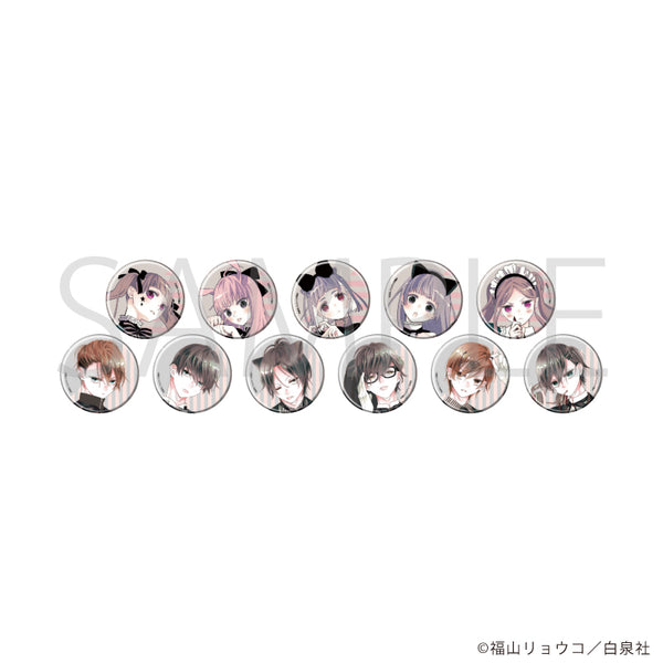 『福山リョウコ歴代作品』缶バッジ01/コンプリートセット(全11種)