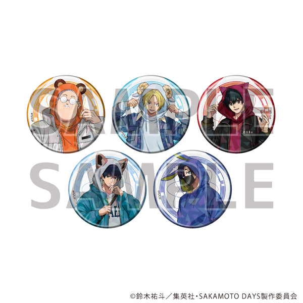 『SAKAMOTO DAYS』ホログラム缶バッジ(57mm)27/動物パーカーver. コンプリートセット(全5種)(描き下ろしイラスト)