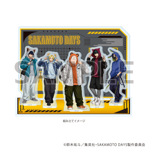 『SAKAMOTO DAYS』アクリルジオラマ02/動物パーカーver.(描き下ろしイラスト)
