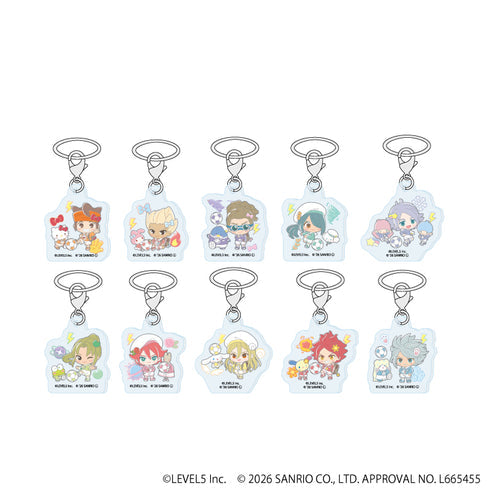 『イナズマイレブン×サンリオキャラクターズ』めじるしチャーム01/ブラインド(全10種)(コラボイラスト)【BOX】【202609再販】
