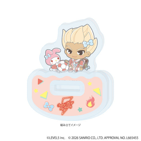『イナズマイレブン×サンリオキャラクターズ』ゆらゆらアクリルスタンド02/豪炎寺修也×マイメロディ(コラボイラスト)【202609再販】
