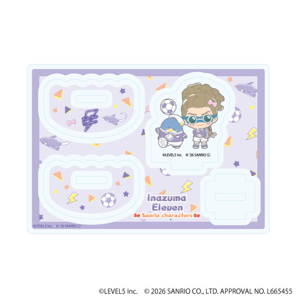 『イナズマイレブン×サンリオキャラクターズ』ゆらゆらアクリルスタンド03/鬼道有人×タキシードサム(コラボイラスト)