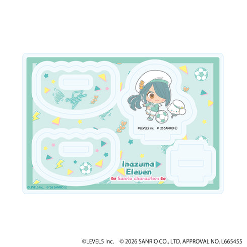 『イナズマイレブン×サンリオキャラクターズ』ゆらゆらアクリルスタンド04/風丸一郎太×こぎみゅん(コラボイラスト)