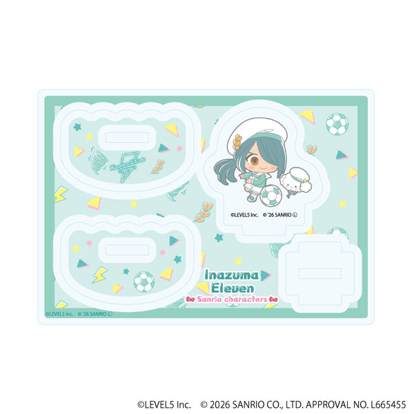 『イナズマイレブン×サンリオキャラクターズ』ゆらゆらアクリルスタンド04/風丸一郎太×こぎみゅん(コラボイラスト)