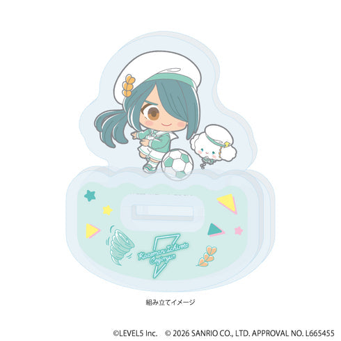 『イナズマイレブン×サンリオキャラクターズ』ゆらゆらアクリルスタンド04/風丸一郎太×こぎみゅん(コラボイラスト)【202609再販】
