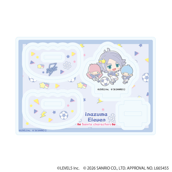 『イナズマイレブン×サンリオキャラクターズ』ゆらゆらアクリルスタンド05/吹雪士郎×リトルツインスターズ(コラボイラスト)