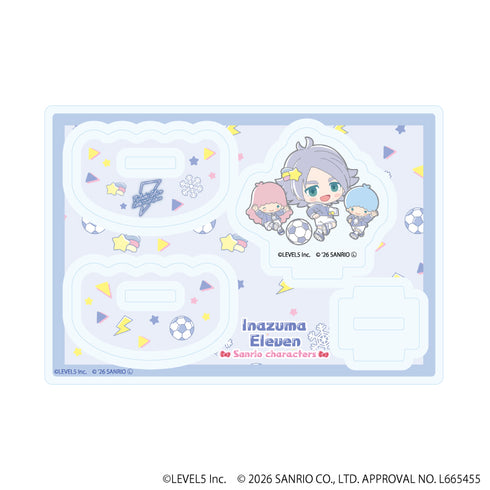 『イナズマイレブン×サンリオキャラクターズ』ゆらゆらアクリルスタンド05/吹雪士郎×リトルツインスターズ(コラボイラスト)【202609再販】