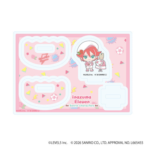 『イナズマイレブン×サンリオキャラクターズ』ゆらゆらアクリルスタンド07/基山ヒロト×マロンクリーム(コラボイラスト)【202609再販】