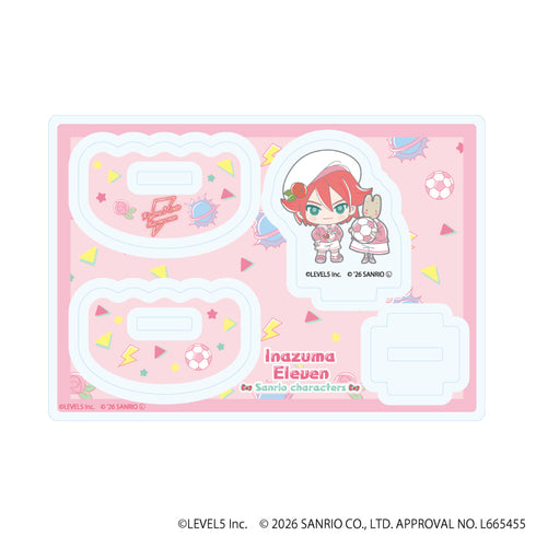 『イナズマイレブン×サンリオキャラクターズ』ゆらゆらアクリルスタンド07/基山ヒロト×マロンクリーム(コラボイラスト)