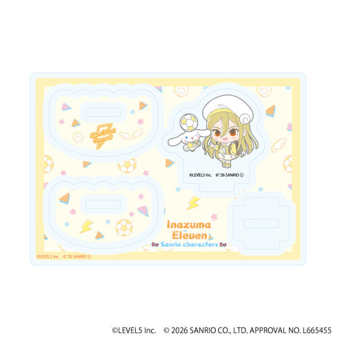 『イナズマイレブン×サンリオキャラクターズ』ゆらゆらアクリルスタンド08/亜風炉照美×シナモロール(コラボイラスト)【202609再販】
