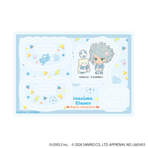 『イナズマイレブン×サンリオキャラクターズ』ゆらゆらアクリルスタンド10/涼野風介×まるもふびより(コラボイラスト)