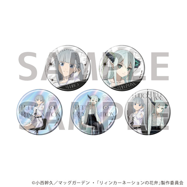 『リィンカーネーションの花弁』缶バッジ03/アイドルver. コンプリートセット(全5種)(描き下ろしイラスト)