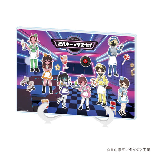 『銀河特急 ミルキー☆サブウェイ』アクリルアートボード01/ダイナーver.(グラフアートイラスト)
