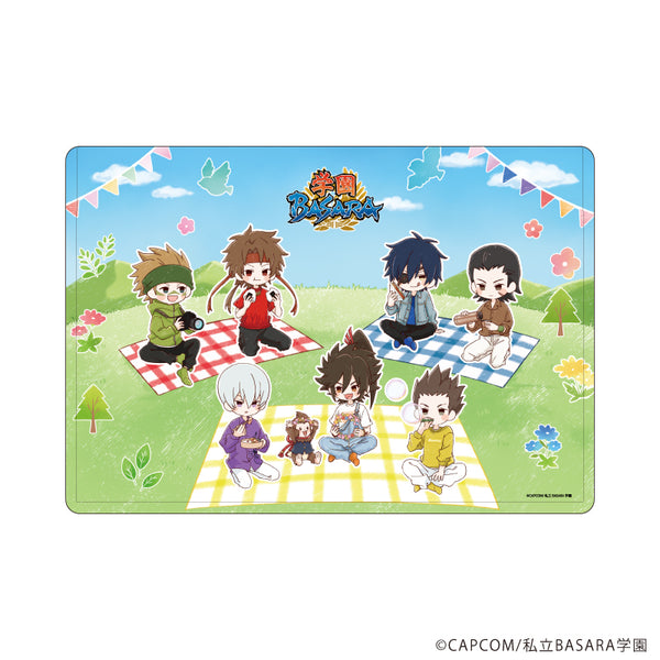 "Gakuen BASARA" Character Clear Case 12 / Group Design: Picnic Ver. (Graph Art Illustration)