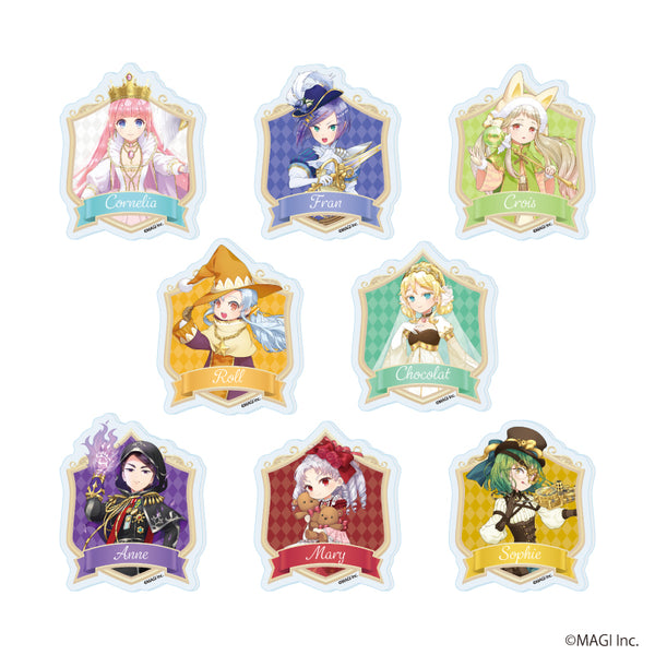 『まじかる☆シリーズ』アクリルプレートバッジ01/コンプリートセット(全8種)(公式イラスト)