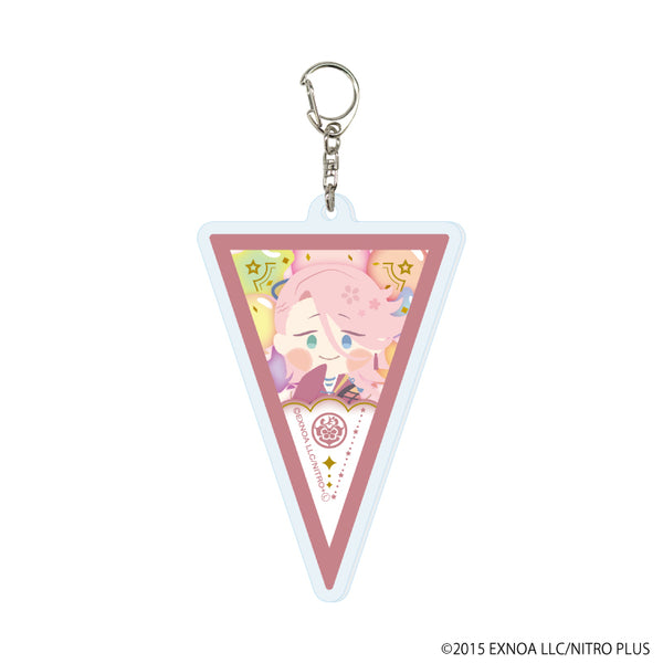 《頑皮!刀劍亂舞》壓克力鑰匙圈80/草笹紋