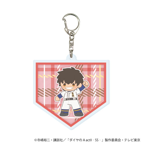 『ダイヤのA actII -Second Season-』アクリルキーホルダー03/沢村 栄純(ぽてぬいアート)