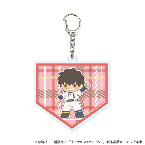 『ダイヤのA actII -Second Season-』アクリルキーホルダー03/沢村 栄純(ぽてぬいアート)