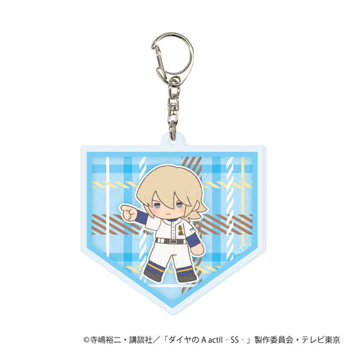 『ダイヤのA actII -Second Season-』アクリルキーホルダー08/奥村 光舟(ぽてぬいアート)