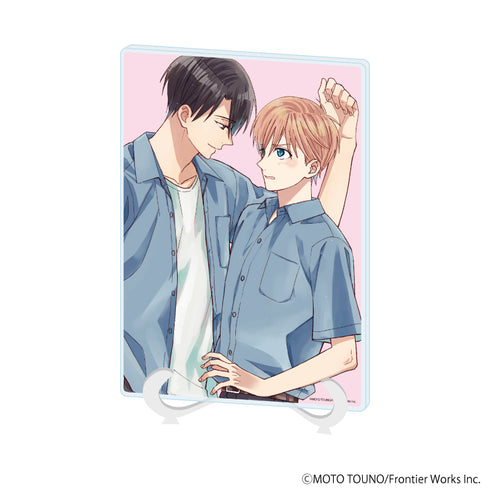 "By Motono" Acrylic Art Board (A5 Size) 01 / "Group-Favorite BL Fair ~Café Time with the Idols~" (Official Illustration)