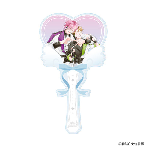 《春路ON老師》壓克力手杖01/「全團推BL特賣會~與偶像們的咖啡時光~」(全新繪製插圖)