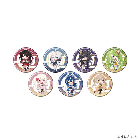 "Unifi!" Pin Badge 02 / Complete Set (7 Varieties) (Official Artwork)