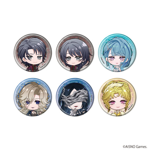 『無期迷途』缶バッジ24/コンプリートセット(全6種)(ミニキャライラスト)