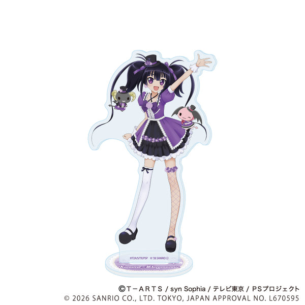 『プリティーシリーズ×サンリオキャラクターズ』アクリルスタンド02/久里須かなめ×ルロロマニック(コラボイラスト)