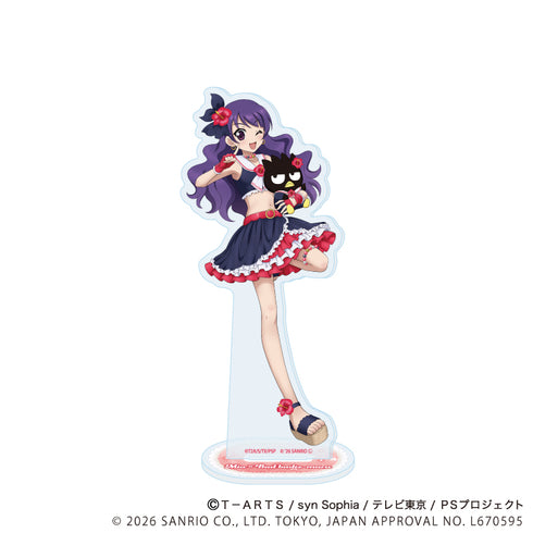 『プリティーシリーズ×サンリオキャラクターズ』アクリルスタンド03/上葉みあ×バッドばつ丸(コラボイラスト)