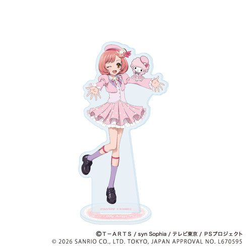『プリティーシリーズ×サンリオキャラクターズ』アクリルスタンド05/彩瀬なる×マイスウィートピアノ(コラボイラスト)