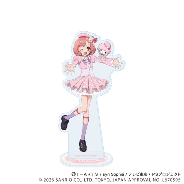 『プリティーシリーズ×サンリオキャラクターズ』アクリルスタンド05/彩瀬なる×マイスウィートピアノ(コラボイラスト)