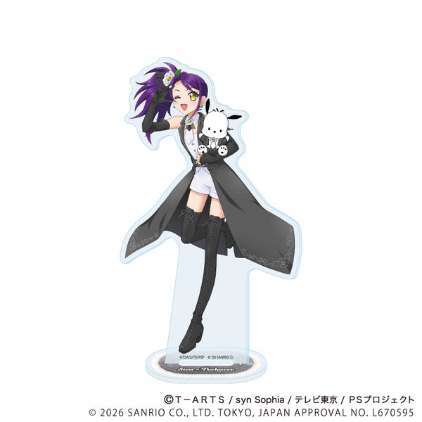 『プリティーシリーズ×サンリオキャラクターズ』アクリルスタンド08/東堂シオン×ポチャッコ(コラボイラスト)