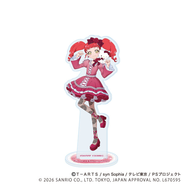 『プリティーシリーズ×サンリオキャラクターズ』アクリルスタンド12/赤城あんな×チャーミーキティ(コラボイラスト)
