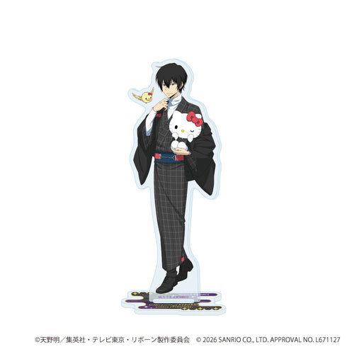 『家庭教師ヒットマンREBORN!×SANRIO CHARACTERS』アクリルスタンド53/雲雀恭弥×ハローキティ