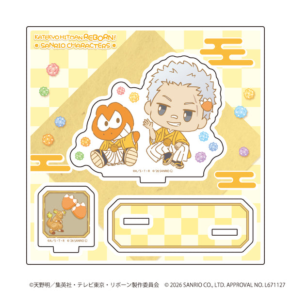 『家庭教師ヒットマンREBORN!×SANRIO CHARACTERS』アクリルスタンドプレート16/笹川了平×ウィアーダイナソアーズ!(コラボイラスト)