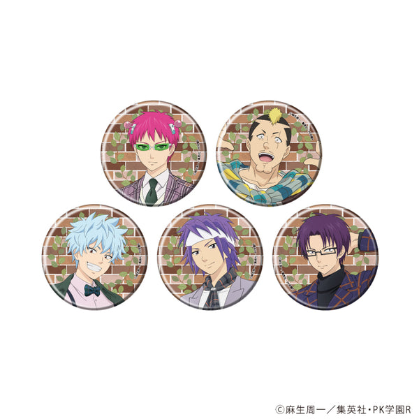 『斉木楠雄のΨ難』缶バッジ」15/トラッドファッションver. コンプリートセット(全5種)(描き下ろしイラスト)