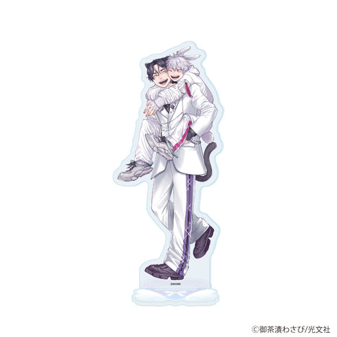 『御茶漬わさび先生』アクリルスタンド01/「箱推しBLフェア~アイドルたちとのカフェタイム~」(描き下ろしイラスト)