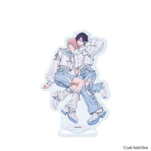 《青木拉奇老师》亚克力立牌01/《全团推BL特辑~与偶像们的咖啡时光~》(全新绘制插画)