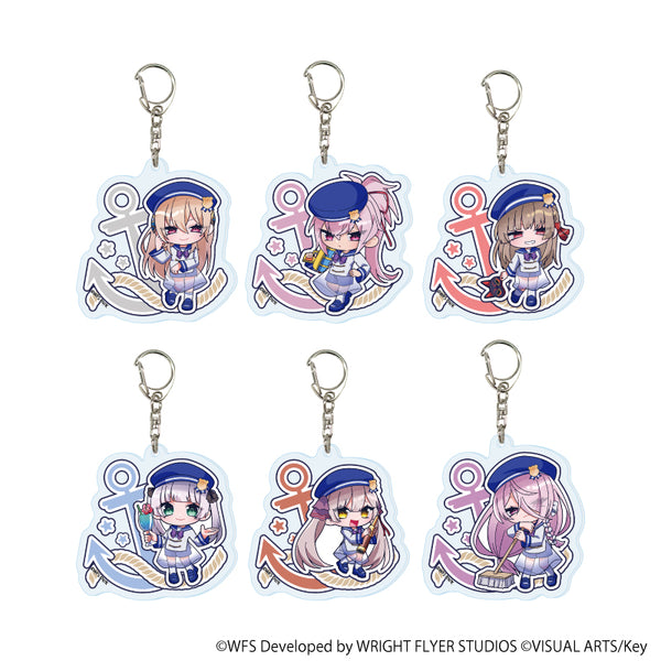 『ヘブンバーンズレッド』アクリルキーホルダー24/コンプリートセット(全6種) 第30G部隊(ミニキャライラスト)