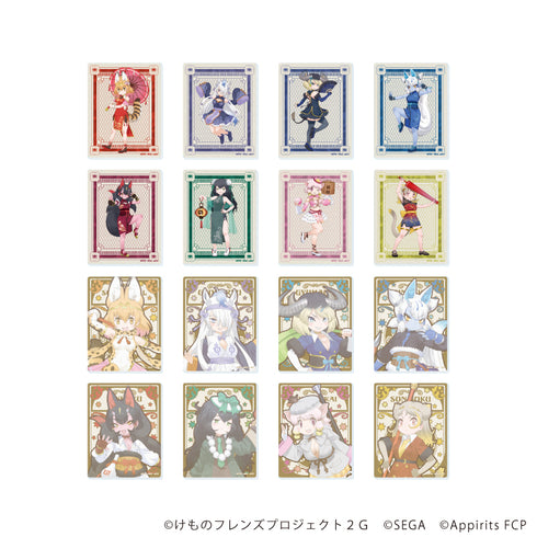 "Kemono Friends 3" Acrylic Cards 06 / Complete Set (16 Varieties) (Official & Original Illustrations)