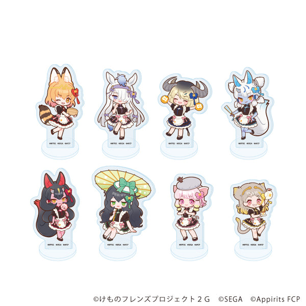 『けものフレンズ3』アクリルぷちスタンド03/チャイナメイドver. コンプリートセット(全8種)(POP Artイラスト)
