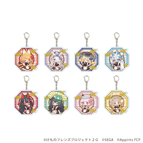 『けものフレンズ3』アクリルキーホルダー05/チャイナメイドver. コンプリートセット(全8種)(POP Artイラスト)