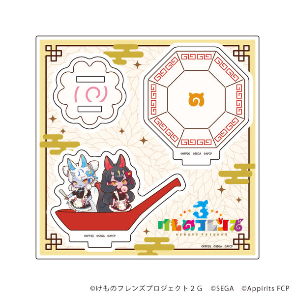 『けものフレンズ3』アクリルスタンドプレート06/ギンカク&キンカク(POP Artイラスト)