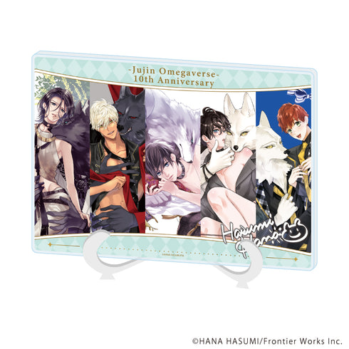 "Beastman Omegaverse Series" Acrylic Art Board (A5 Size) 02 / Pendulum, Remnant, Garland, and Cuddle (Official Illustration)