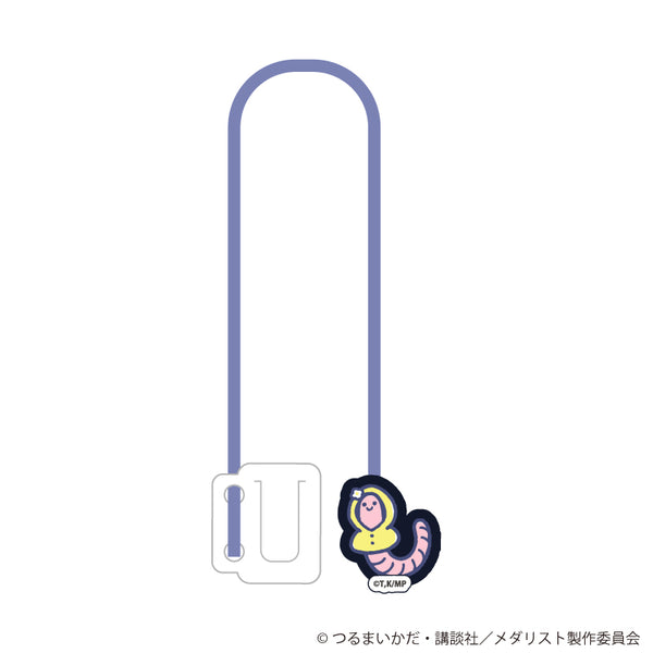 『メダリスト』ブックマーカー01/ミミズ(グラフアートイラスト)