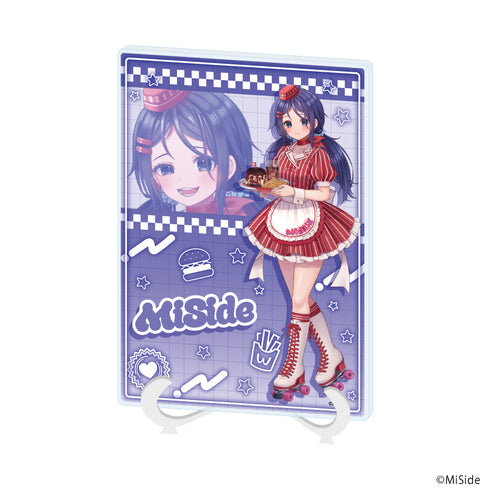 『MiSide : ミサイド』アクリルアートボード(A5サイズ)01/狂ったミタ ダイナーver.(描き起こしイラスト)